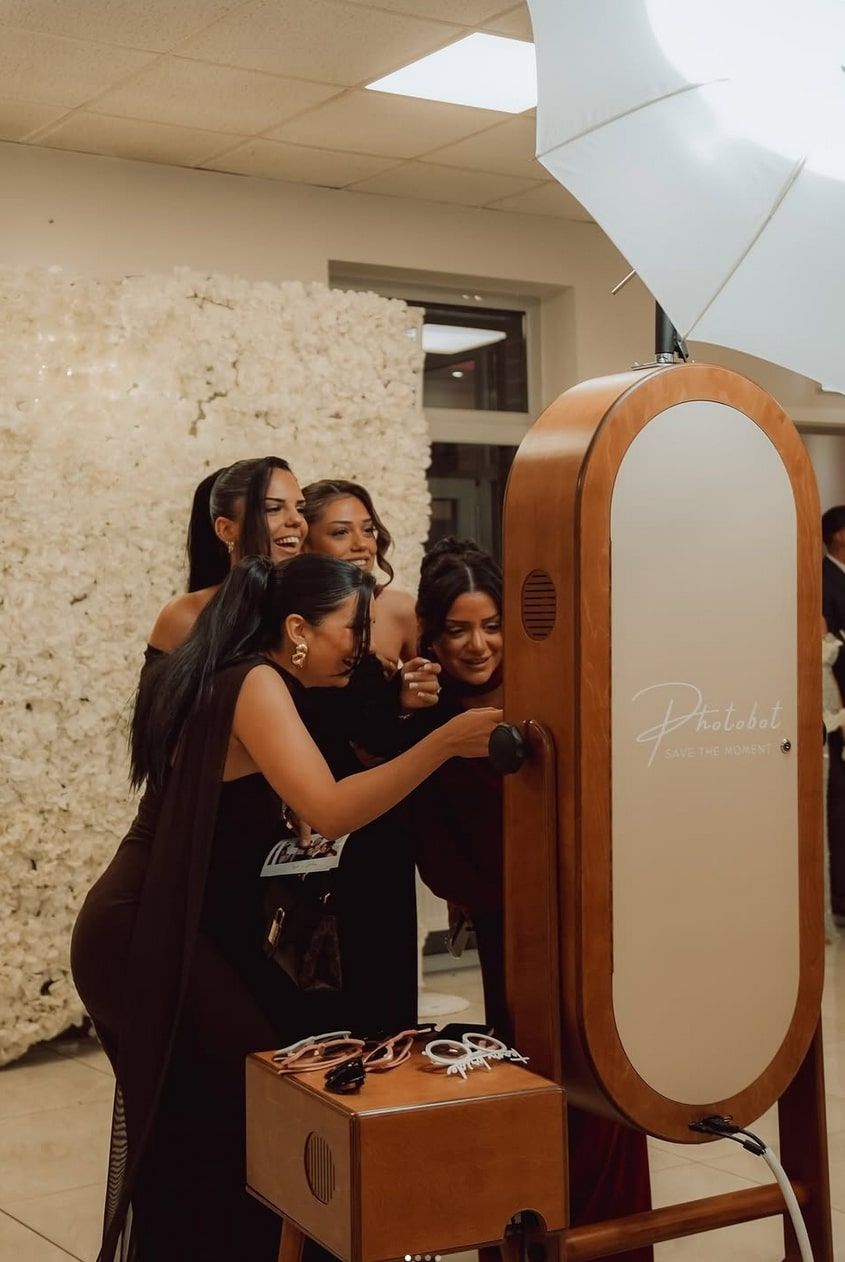 Photobot bei einer Hochzeit