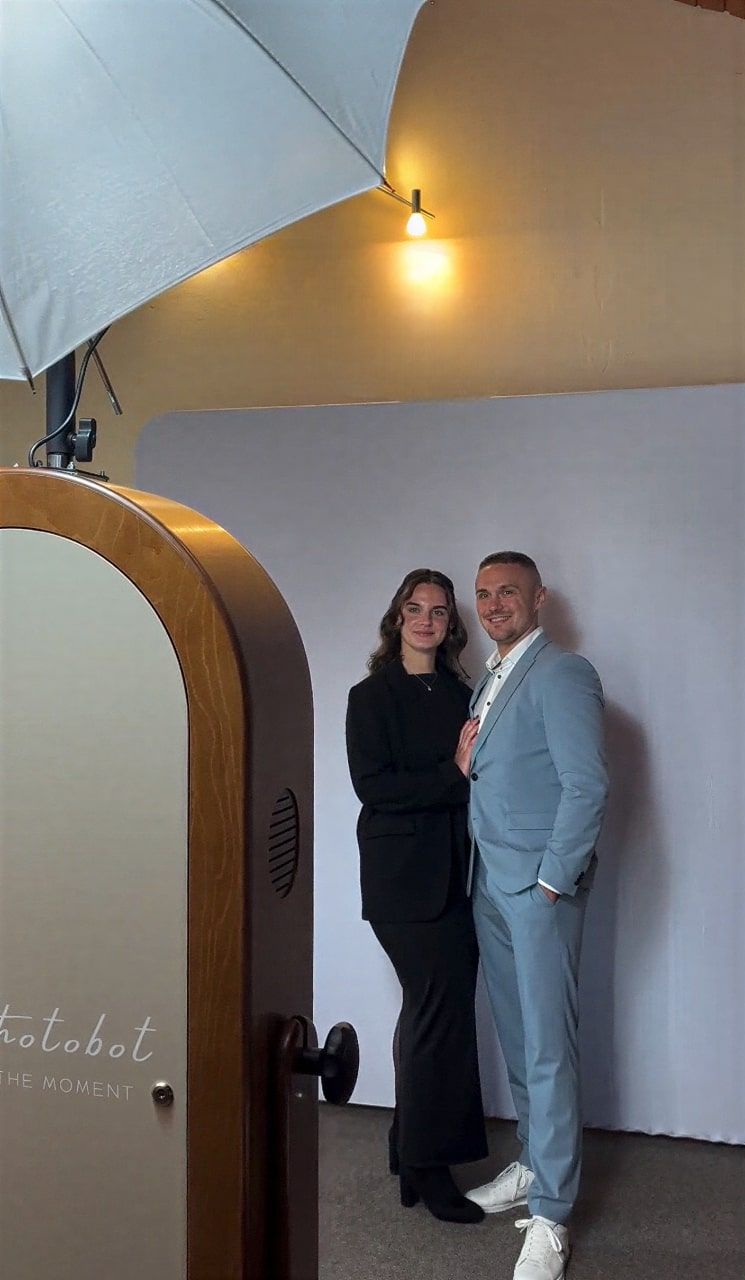 Photobot bei einem Geburtstag